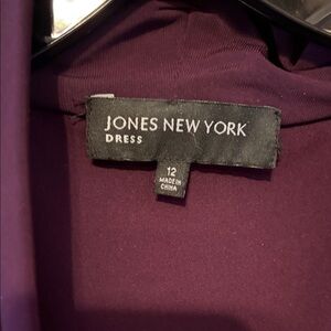 Jones New York Deep Purple Dress